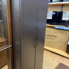 ニトリ　ワードローブ　2枚扉　ブラウンの画像