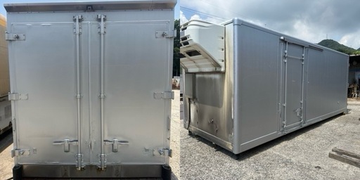 No.936 保冷バン 4t アルミ 箱 バイク 倉庫 トラック コンテナ 米 保管