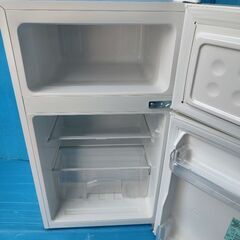 現品のみ！2021年☆2ドア冷蔵庫☆85L☆近郊配達致します！の画像