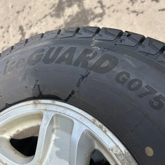 265/70r16 スタッドレスヨコハマタイヤ　ice GUARD G075 タイヤ製造年　2023年製の画像