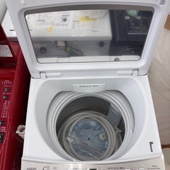 《尼崎市/リサイクルショップドリーム次屋店》★ジモティー割引有★7kg洗濯機　アクア　AQW-P7PL 2024年製　中古品☆尼崎市若王寺☆の画像