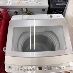 《尼崎市/リサイクルショップドリーム次屋店》★ジモティー割引有★7kg洗濯機　アクア　AQW-P7PL 2024年製　中古品☆尼崎市若王寺☆の画像