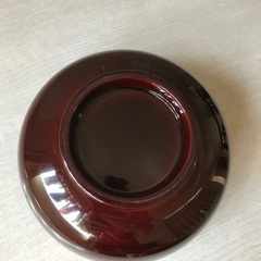 木をくり抜いて作ったお椀（未使用）の画像