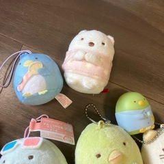 すみっこぐらし　ぬいぐるみキーホルダーの画像