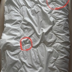 ワケあり　枕➕掛け布団の画像