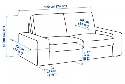 ikea ソファ　シーヴィク　kivik