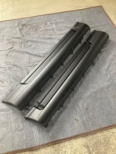 JB23 スズキ ジムニー サイドステップ ドアモール マットブラック塗装品 左右セット