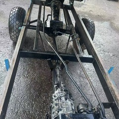 【販売】農業用ダンプトレーラー（駆動輪付き）の画像
