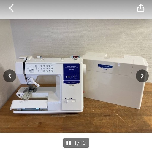 ☆激安☆JUKIジューキミシンHZL-7800中古現状品the misin家庭用