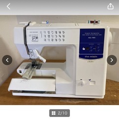★激安★　JUKI　ジューキ　ミシン　HZL-7800　中古　現状品　the misin　家庭用　ホワイト　ハイパワー　美品　手芸　＊B741-3＊の画像