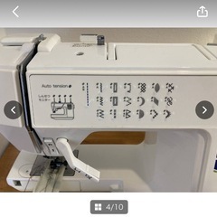 ★激安★　JUKI　ジューキ　ミシン　HZL-7800　中古　現状品　the misin　家庭用　ホワイト　ハイパワー　美品　手芸　＊B741-3＊の画像