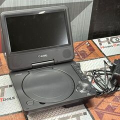 【中古】キュリオム CPD-N70 ポータブルDVDプレイヤーACアダプタ付き【ハンズクラフト佐賀】の画像