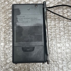 SONY小型ラジオの画像