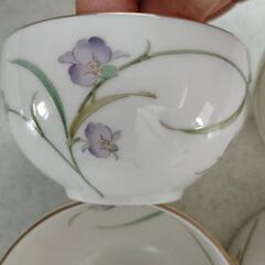 HOYA　紫古蘭　湯呑　3個セットの画像