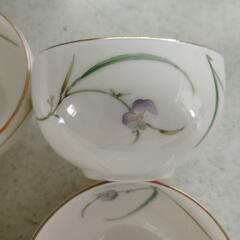 HOYA　紫古蘭　湯呑　3個セットの画像