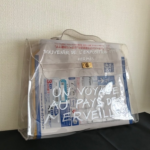 HERMES ビニールケリーバッグ HERMES エルメス ターンロック ビニールケリー ハンドバッグ