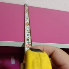 カラーボックス(ピンク) 高さ89cm 横44cm 奥行30cmの画像