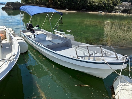 熊本県　上天草発　和船 w-19 トーハツ20馬力