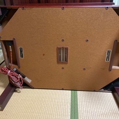 長方形家具調こたつの画像