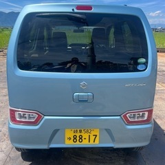 スズキ ワゴンR 平成30年式 水色 軽自動車 走行108,000kmの画像