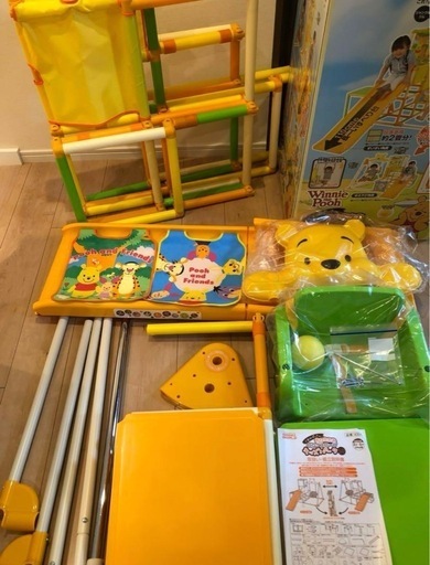 室内 ジャングルジム  くまのプーさん おりたたみ ロングスロープ 
キッズパークSP