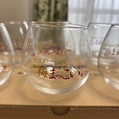 メルシャン　完熟あらごし梅酒　梅まっこいロックグラス6個☆新品未使用の画像