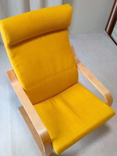 美品】POÄNG ポエング パーソナルチェア, バーチ材突き板