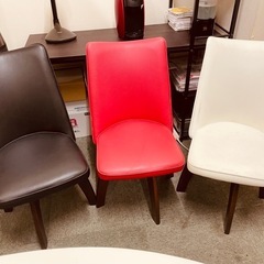 【4点セット】 ダイニングテーブル 三角形 UV塗装 鏡面 ハイバックチェア ダイニングセットの画像