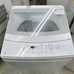 6.0㎏ 洗濯機 2020年製 ニトリ NTR60 ホワイト 全自動洗濯機 単身 小さめ 家電 生活家電 NITORI 札幌 西野店の画像