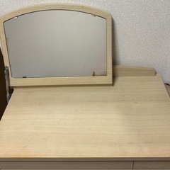鏡台　子供　机　ドレッサーの画像