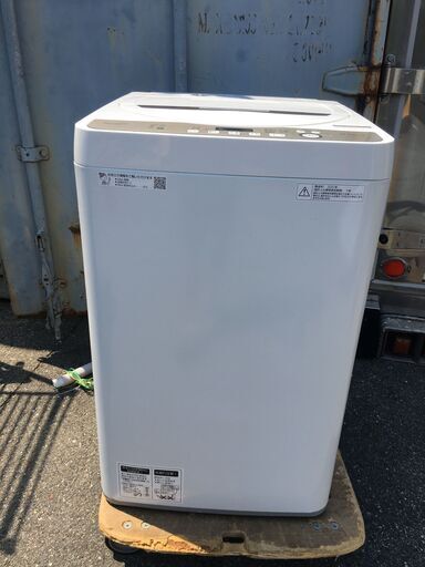 JMS0809S)全自動洗濯 シャープ ES-GE6D-T 2020年製 6㎏ 中古品 【取りに来られる方限定】