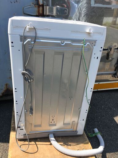 JMS0809S)全自動洗濯 シャープ ES-GE6D-T 2020年製 6㎏ 中古品 【取りに来られる方限定】