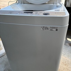 シャープ　　洗濯機　　2022年製　　中古品の画像