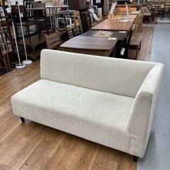 S785 ⭐ 2Pコーナーソファ ダイニングソファ ベージュ 幅150cm USED の画像
