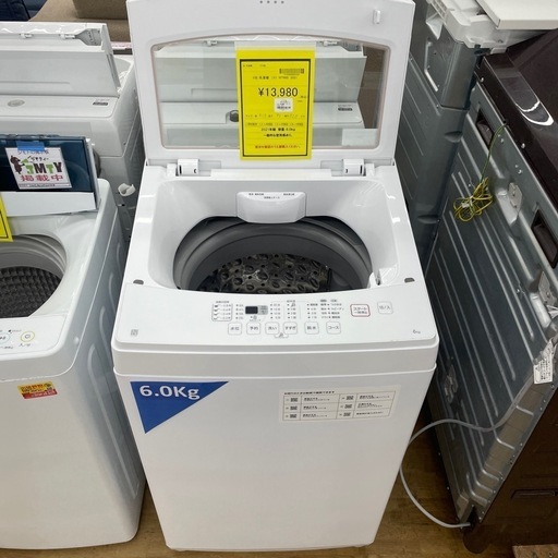 【ドリーム川西店御来店限定】ニトリ/洗濯機/NTR60/6kg/2021年製/クリーニング済み 【2125560000023224】