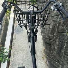 パナソニックの子供乗せ自転車.の画像