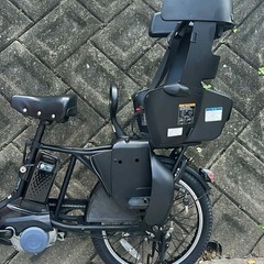 パナソニックの子供乗せ自転車.の画像