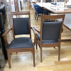 【トレファク　ラパーク岸和田店】ベンチダイニング4点セット　ニトリ　セラミック天板　ブラウン×ブラックの画像