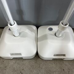 注水式ポールスタンド 注水台 ポールスタンド ポール台 のぼり用伸縮式ポール のぼり用ポール スライド式伸縮自在 2セット RW654の画像