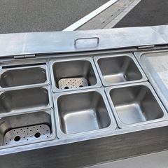 ■中古品 ホシザキ業務用テーブル形冷蔵庫 RT-150SDF-E-HML 2018年 ホテルパン付き 動作問題なし 厨房 台下冷蔵庫 ピザ■の画像