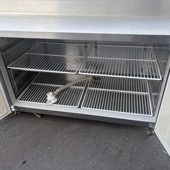 ■中古品 ホシザキ業務用テーブル形冷蔵庫 RT-150SDF-E-HML 2018年 ホテルパン付き 動作問題なし 厨房 台下冷蔵庫 ピザ■の画像