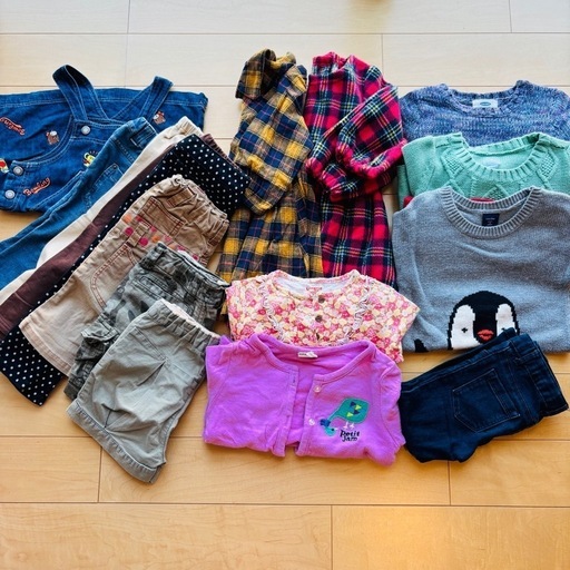 【再値下げ！】子供服　秋冬　まとめ売り　１００サイズ　３１点 95 100サイズ 秋冬服 子供服 セット 女の子 (ココ) 船橋日大前の