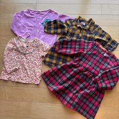 95 100サイズ 秋冬服 子供服 セット 女の子の画像