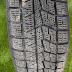 スタッドレスタイヤ+アルミホイールセット　YOKOHAMA　ICEGUARD7 155/65R14　22年製・6部山以上　軽自動車に使えますの画像