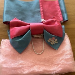 シナモン幼児用浴衣　作り帯セットの画像