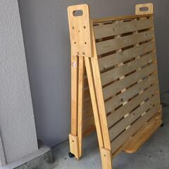 ヒノキ  スノコベット★シングル★美品の画像