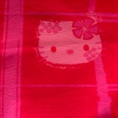 ハローキティ　子供浴衣作り帯セットの画像