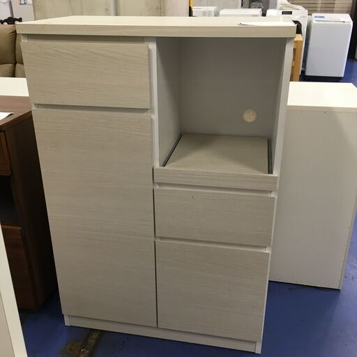 LOWYA レンジ台 W90×D41.5×H95 美品中古 クリーニング済 楽天市場】食器棚 電子レンジ台 キッチンボードボード スリム