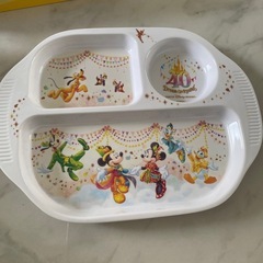 ディズニーキッズ食事プレート２つの画像