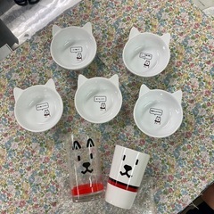 ソフトバンクの小鉢セット&グラス&タンブラーの画像